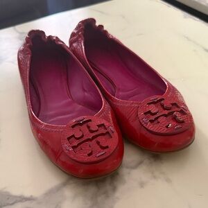 Tory Burch Vibrant Pink Flats